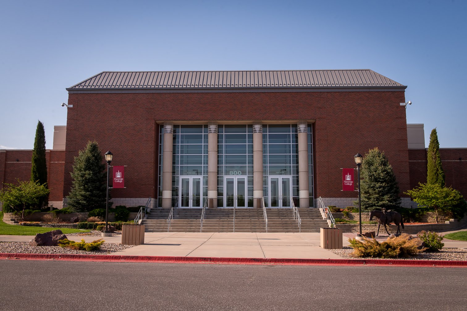 Lyn Farrell Arena on the Hastings College campus